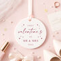 First Valentines As Mr And Mrs Star Design Bottle Tag Gift, thumbnail 8 of 12