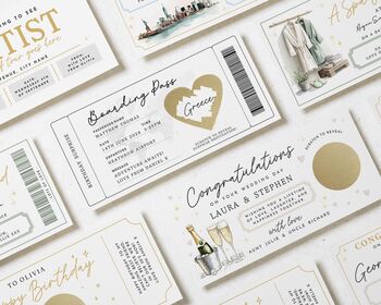 Simple Holiday Scratch To Reveal Card, 4 of 4