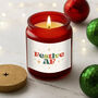 Gingerbread Scented Christmas Candle | 'Festive Af' | Red | Seasonal Winter Home Décor, thumbnail 1 of 2