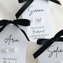 Personalised Pearl Earrings For Bridesmaid Proposal, thumbnail 2 of 3