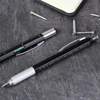 Gifts For Men Personalised Multi Tool Pen For Him, 10 of 10