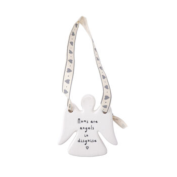 Mums Are Angels In Disguise Slogan Hanging Angel, 2 of 2