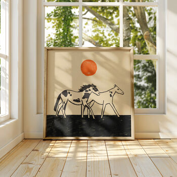 Wild Horses Print, Horses Print, Western Wall Art, 5 of 10