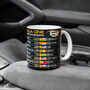 Grand Prix 2025 Season Racing Calendar Mcl Edition Mug, thumbnail 3 of 8