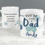 Personalised Like A Dad To Me Step Dad Mug, thumbnail 3 of 4