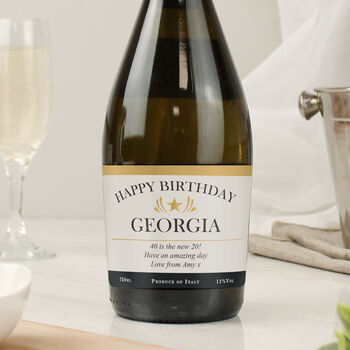 Personalised Classic Prosecco, 2 of 3