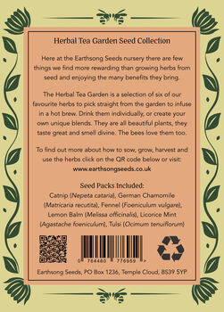 Herbal Tea Garden Seeds, Multi Pack Collection, 3 of 9