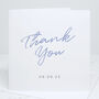 Personalised Wedding Thank You Card, thumbnail 1 of 3