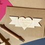 Personalised Wooden Heart Valentine’s Keepsake Card, thumbnail 3 of 9