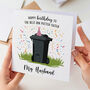 Bin Putter Outer Funny Birthday Card For Husband, thumbnail 1 of 3