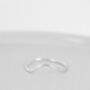 Sterling Silver Curved Stacking Ring, thumbnail 4 of 7
