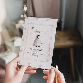 Personalised Penguin Child Card, 3 of 3