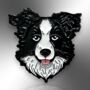 Collie Sheepdog Enamel Pin Badge, Dog Breed Brooch, Gift For Dog Lovers, Pet Loss Or New Pet Gift, thumbnail 3 of 9