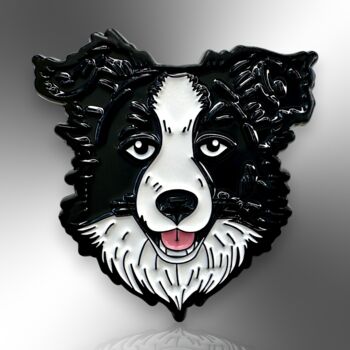 Collie Sheepdog Enamel Pin Badge, Dog Breed Brooch, Gift For Dog Lovers, Pet Loss Or New Pet Gift, 3 of 9
