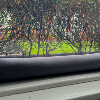 Custom Length Window Door Draught Excluder Soft Velvet Up To 250cm Length, Five Colours, 12 of 12