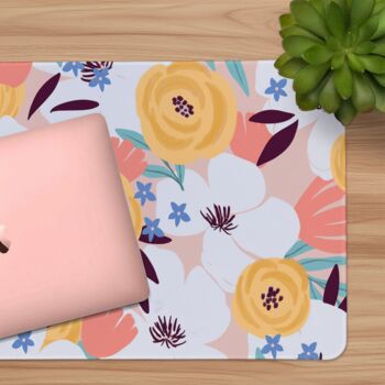 Abstract Flowers Desk Mat, 2 of 6