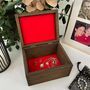 Wooden Cufflink And Watch Box With Copper Message, thumbnail 11 of 11