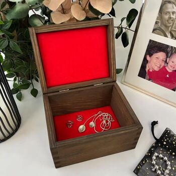 Wooden Cufflink And Watch Box With Copper Message, 11 of 11