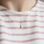 Solid Gold North Star Necklace, thumbnail 6 of 9