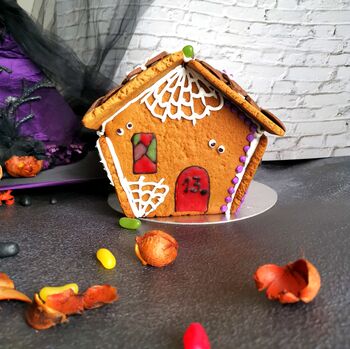 Large Halloween Haunted Gingerbread House Diy Gift Kit, 5 of 5
