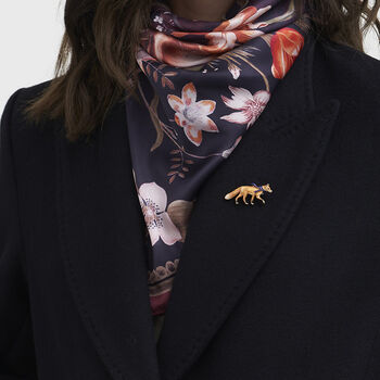 Cosy Fox Enamel Brooch, 2 of 7