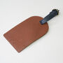Personalised Pebble Grain Leather Luggage Tag, thumbnail 3 of 8