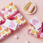 Pink Hearts Wrapping Paper, thumbnail 9 of 9