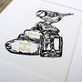 Personalised 'Leather' Third Wedding Anniversary Print, thumbnail 2 of 10