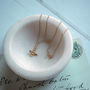 Bumble Bee Necklace In Solid Gold, thumbnail 1 of 7