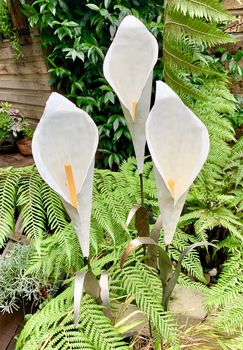 White Cala Lily Sculpture Art049, 5 of 6