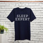 Sleep Expert, Sleep Novice T Shirt And Baby Grow Set, thumbnail 3 of 9