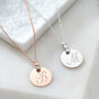 Personalised Crystal And 18ct Rose Gold Plated Necklace, thumbnail 1 of 3