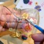 Pressed Flower W/Gold Leaf Glass Lantern Craft Kit, thumbnail 1 of 5