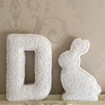 Boucle Fabric Letter For Nursery, 4 of 9