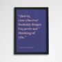 Romantic Quote Art By Virginia Woolf Valentines Day, thumbnail 2 of 8