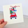 Christmas Card ~ A Car Full Of Gifts, thumbnail 1 of 4