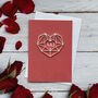 Personalised Initials Valentine's Day Card, thumbnail 1 of 3