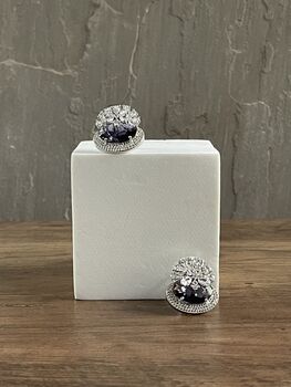 Aurora Sparkling Cz Studs, 6 of 10