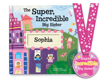 Personalised Children's Book, Big Sister To Twins, 2 of 9