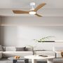 Contemporary Ceiling Fan And Light, thumbnail 7 of 7
