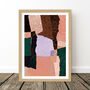 Terrazzo Abstract Patchwork Art Print, thumbnail 5 of 7