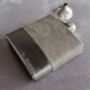 Engraved Leather Hip Flask, thumbnail 7 of 8