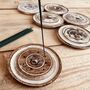 White Wash Incense Stick Holder Ash Catcher Plate, thumbnail 9 of 9