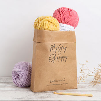 Teddy Bear Cushion Easy Crochet Kit, 10 of 10
