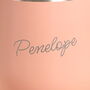 Personalised Pink Insulated Travel Mug, thumbnail 2 of 3