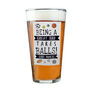 Gifts For Him Funny Beer Glass Personalised, thumbnail 3 of 5