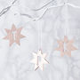 Metallic Initial Star Burst Personalised Decoration, thumbnail 3 of 3