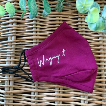 Women's ‘Winging It’ Face Masks, 3 of 7