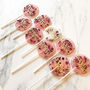 Five Bridal Party Personalised Lollipops, thumbnail 1 of 5
