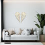 Angel Wings Sculpted Art: Feathered Wall Accent Decor, thumbnail 8 of 9